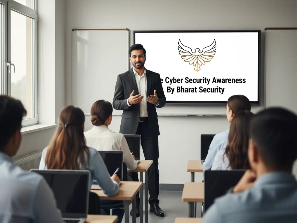 Bharat Security (BharatSec)conducting a training session for students